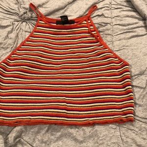 Striped crop top